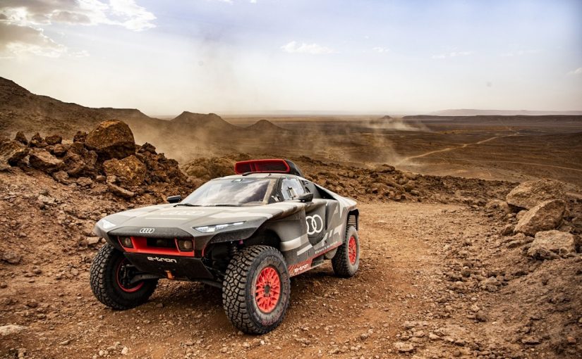 Audi RS Q e-tron Makes History at Dakar 2022