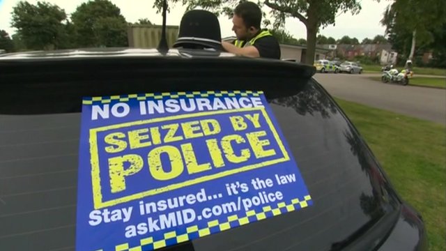 Cars can be seized by the police