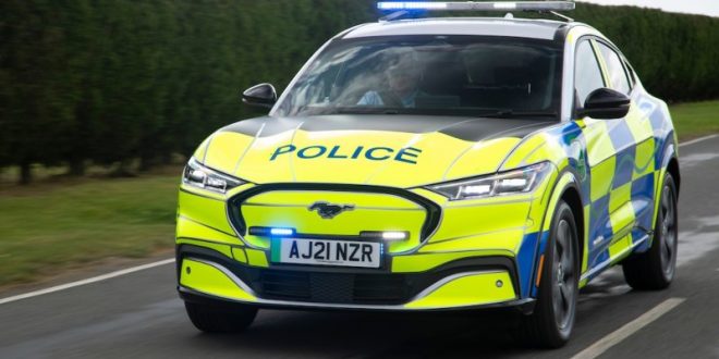 Police forces trial all-electric Ford Mustang Mach-E