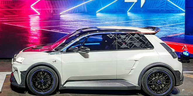 Revealed: Alpine’s first electric hot hatch
