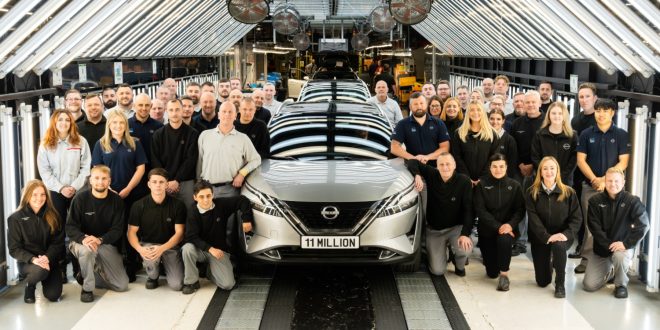 Nissan’s Sunderland plant produces 11 millionth car